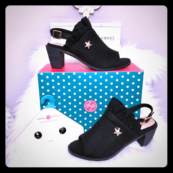 Lindsay Phillips Heeled Booties🖤NWT🖤 - Picture 1 of 6